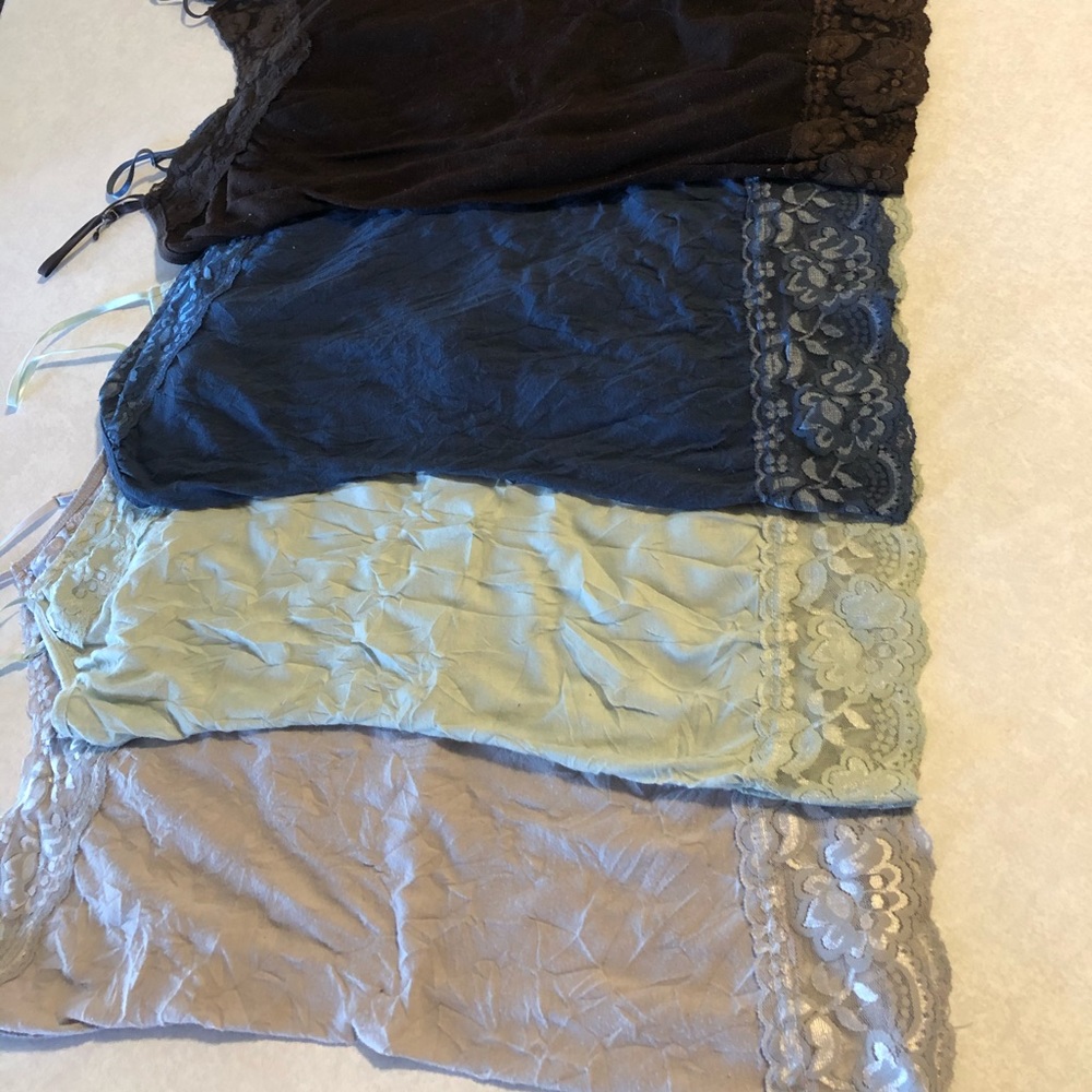 COPY - 4 wrinkle style cami tank tops.
